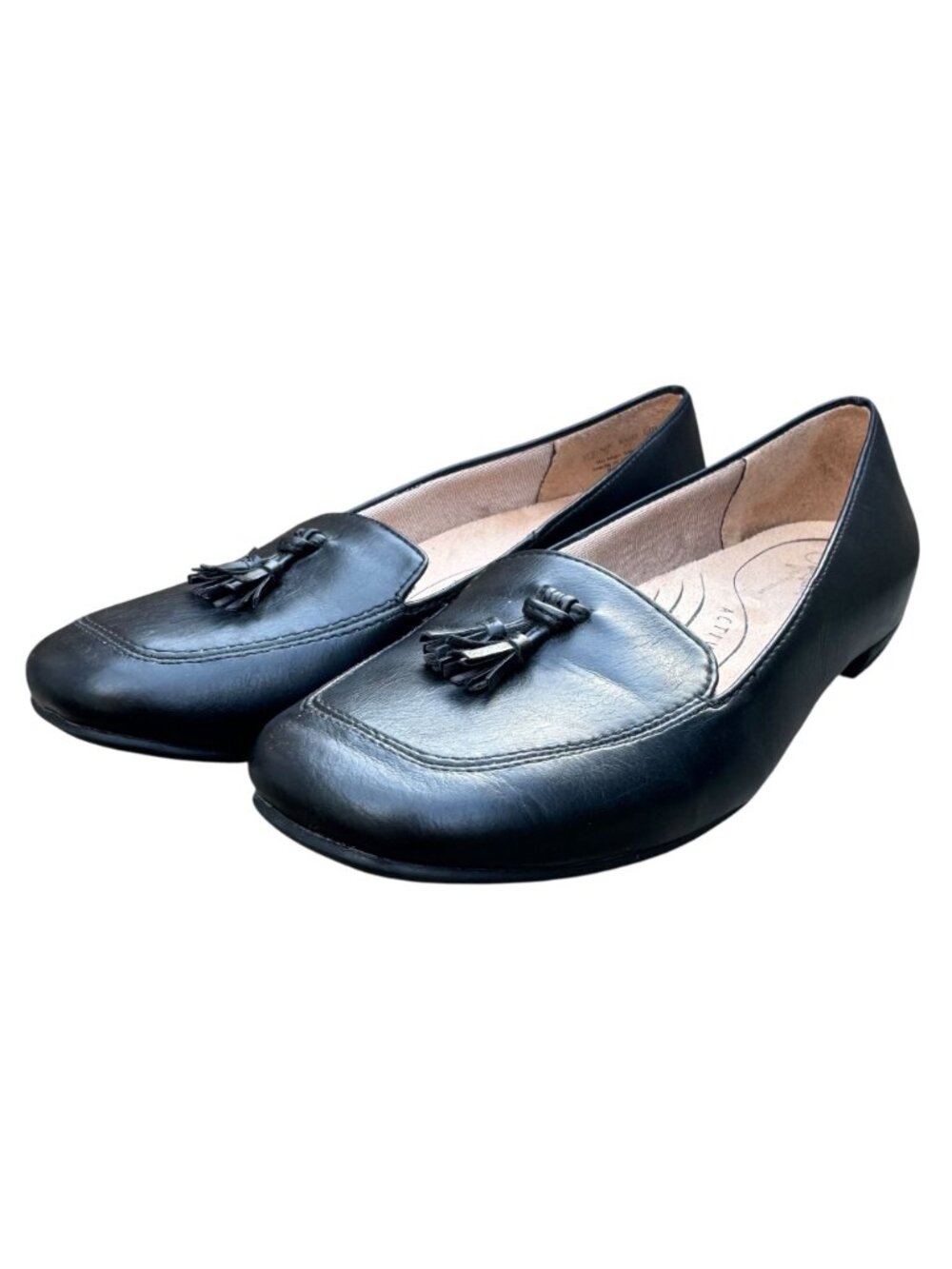 Life Stride Ballad Black Loafers Flats Womens Size 7 Comfort Tassel Arch Support - Picture 2 of 15